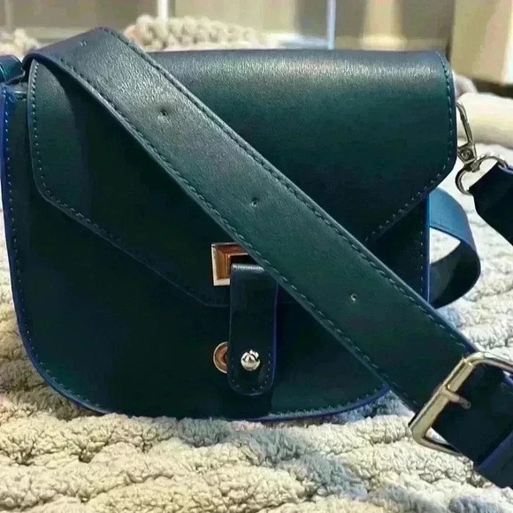 Blue Saddle Crossbody Bag - Picture 6 of 6